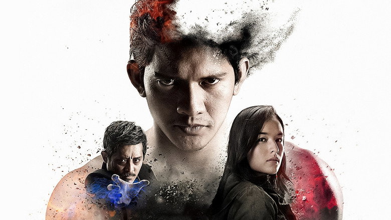 A man with a bloodied face stares blankly ahead, his expression caught between confusion and rage.