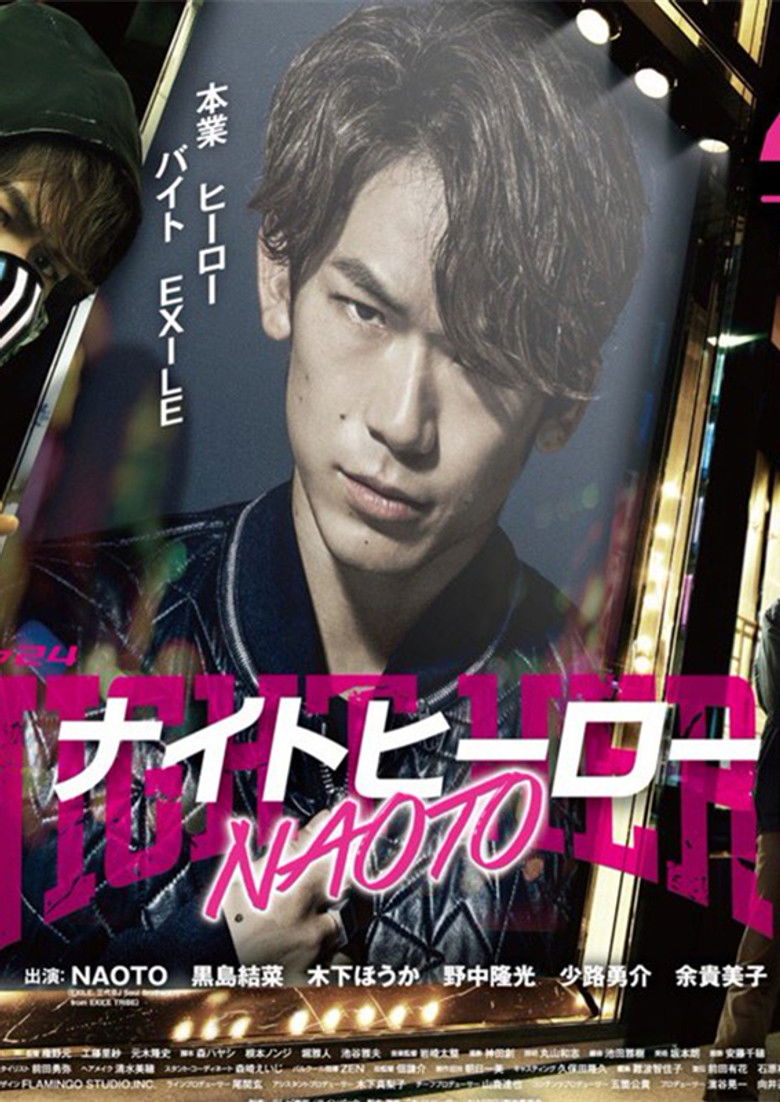 Night Hero NAOTO poster background