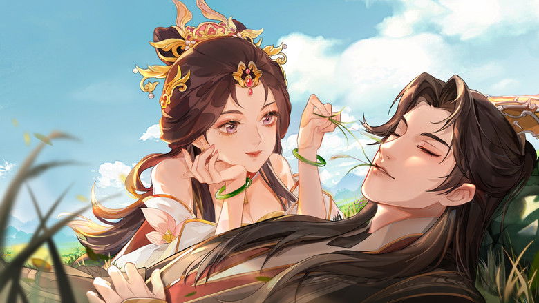 Xiahou Dan looking exhausted on the imperial throne