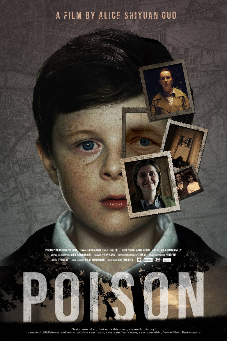 Poison poster background