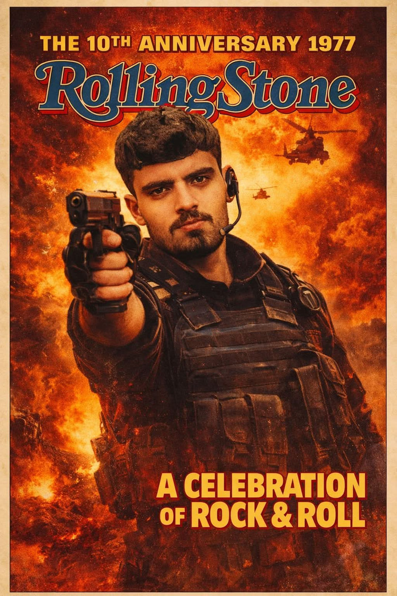 Rolling Stone Magazine: The 10th Anniversary poster background