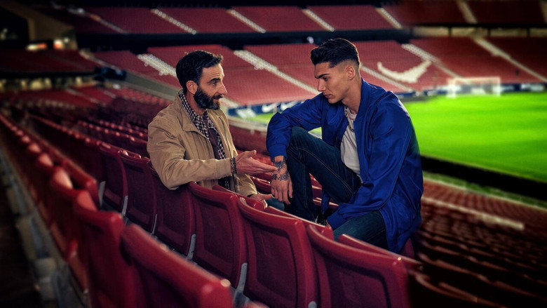 Diego and Álex sit in a sterile office, the footballer’s posture aggressive, the psychologist’s withdrawn, the space between them charged with unspoken frustration