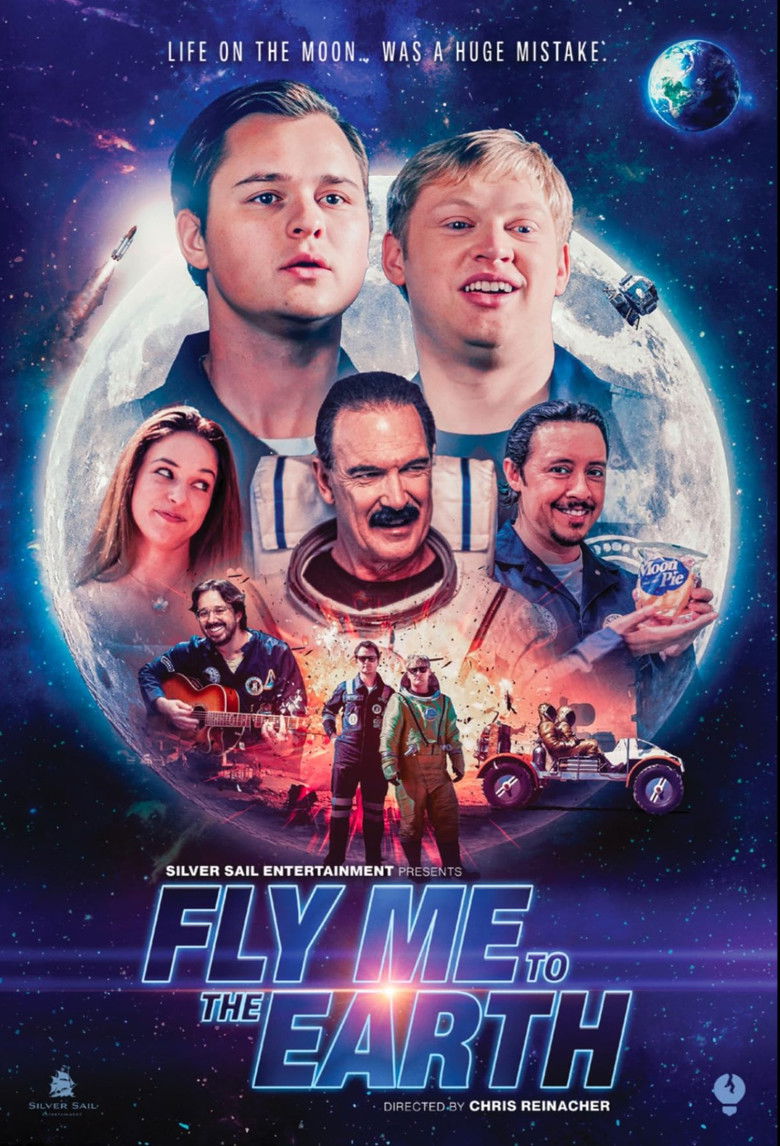 Fly Me to Earth poster background