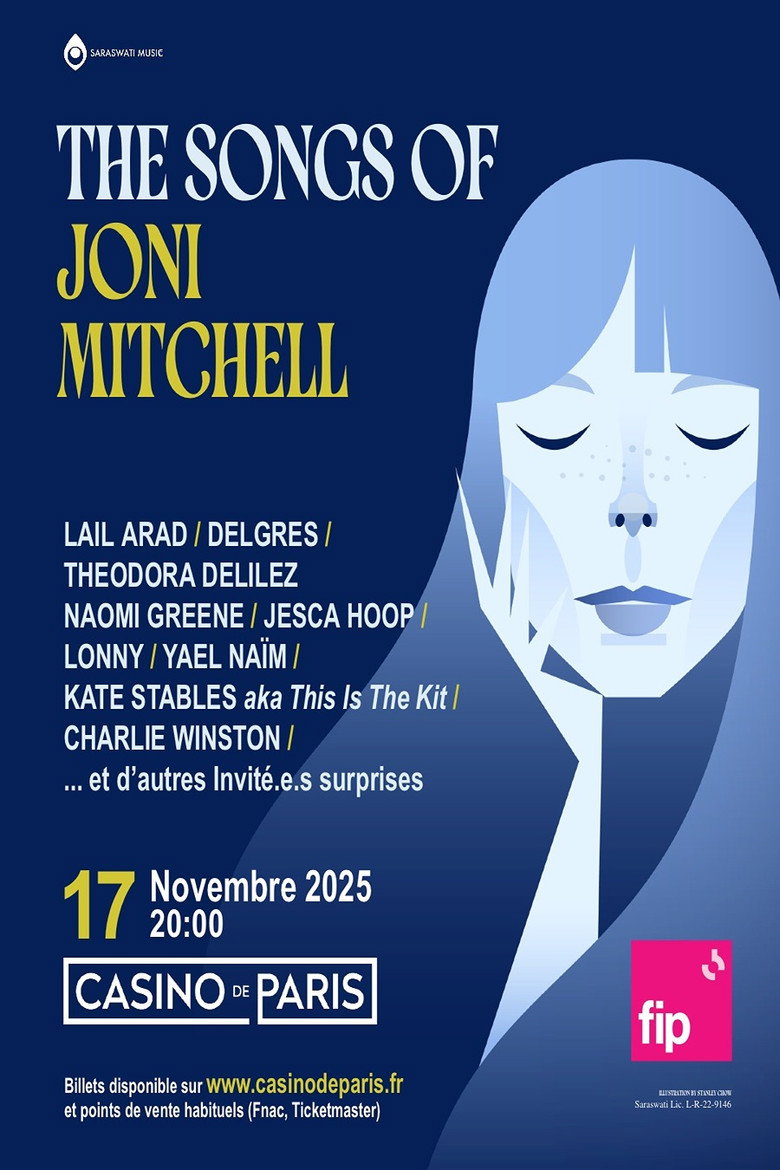 The Songs of Joni Mitchell - with Yaël Naïm, Charlie Winston, Delgrés… poster background