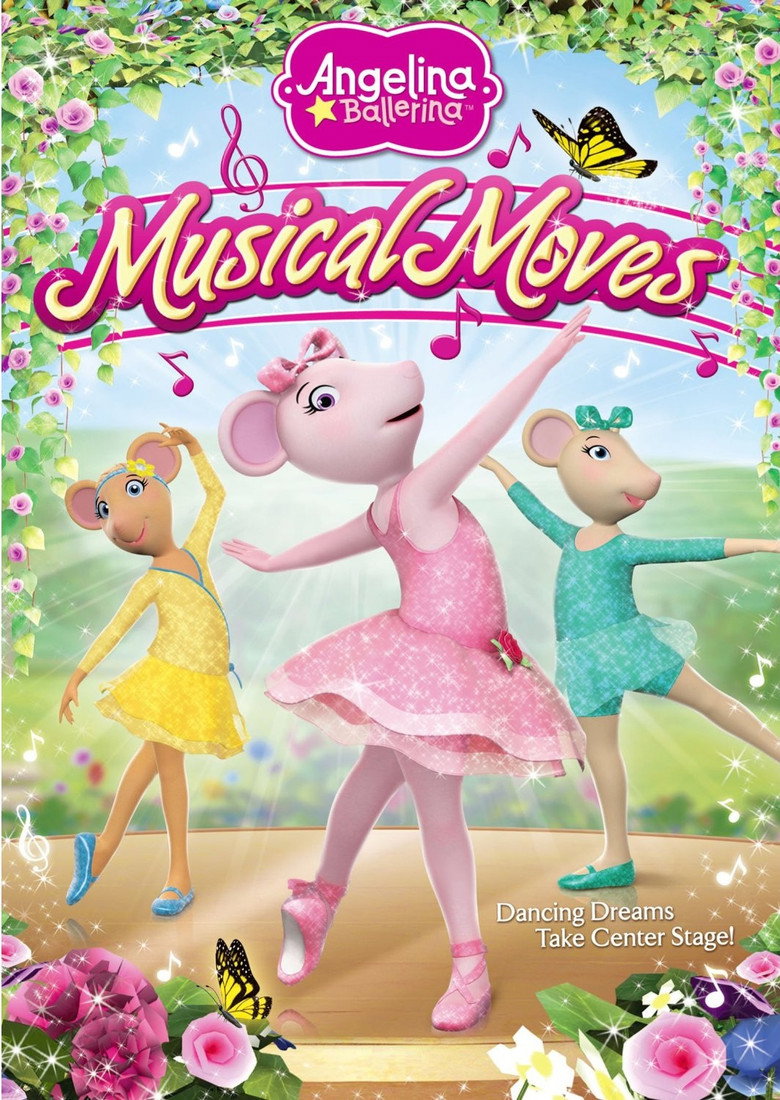 Angelina Ballerina: Musical Moves poster background