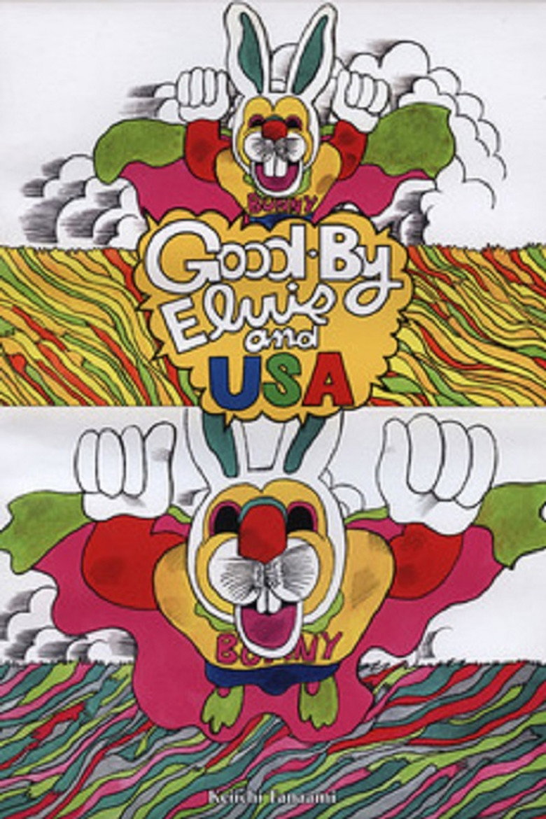 GOOD-BY ELVIS and USA poster background