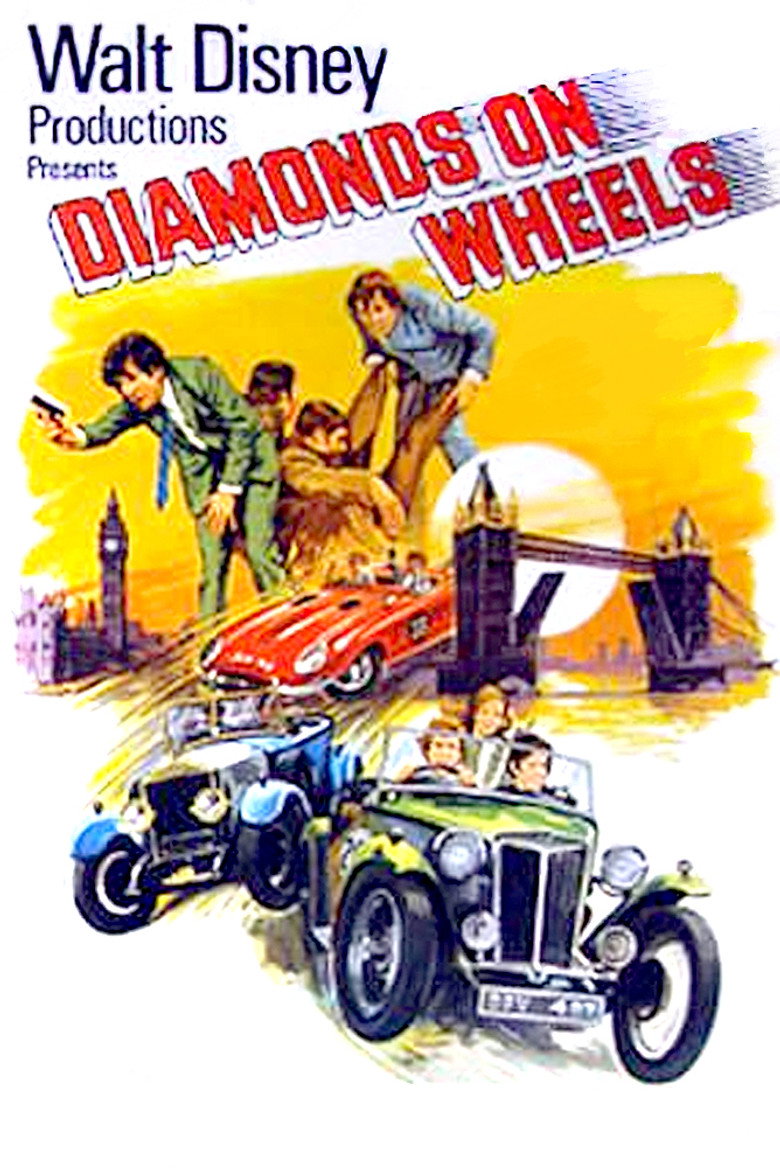 Diamonds on Wheels poster background