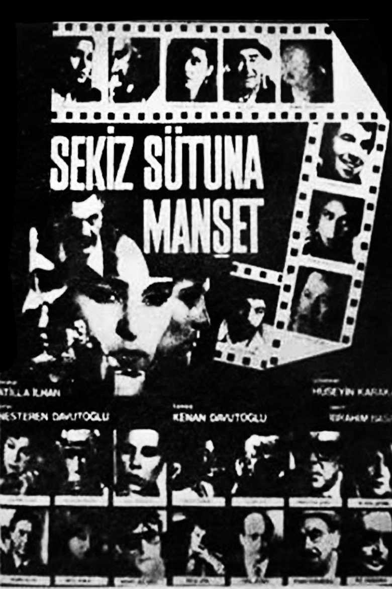 Sekiz Sütuna Manşet poster background