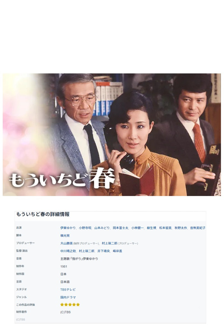 もういちど春 poster background