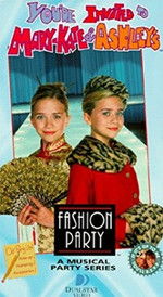 You're Invited to Mary-Kate & Ashley's Fashion Party poster background