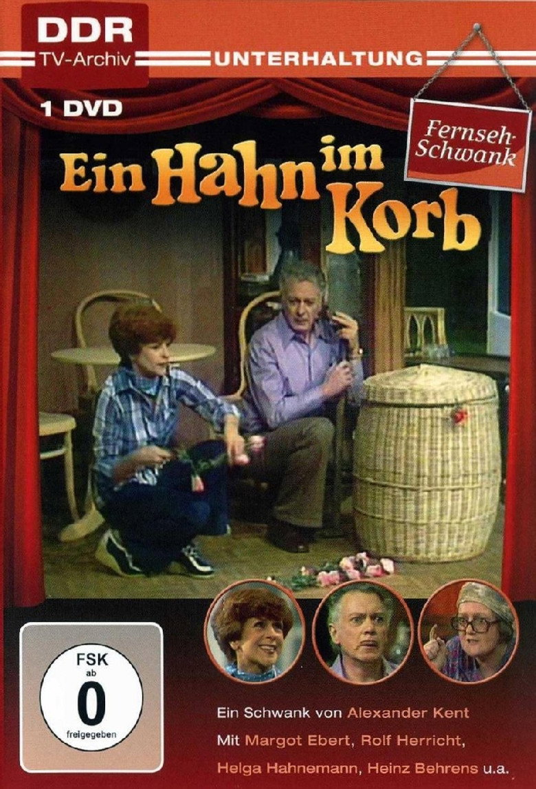 Ein Hahn im Korb poster background