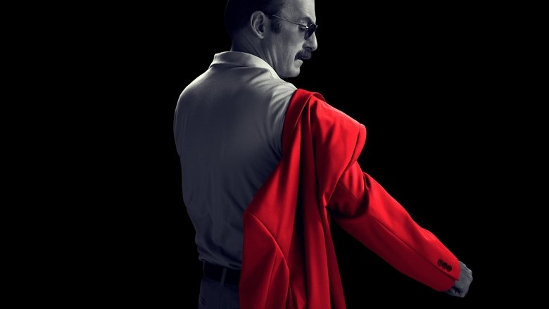 Jimmy McGill standing in a desolate New Mexico landscape