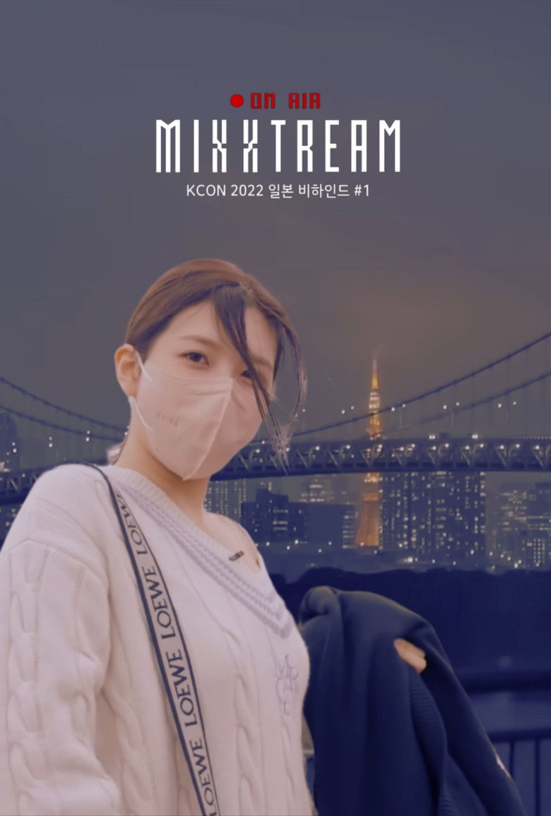 NMIXX's KCON 2022 JAPAN Behind poster background