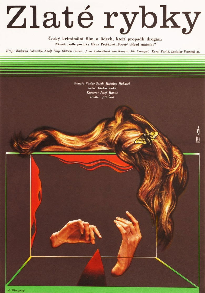 Zlaté rybky poster background