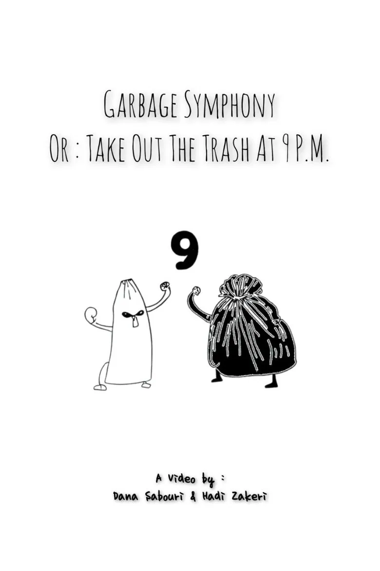 Garbage Symphony or : Take Out The Trash at 9 P.M. poster background