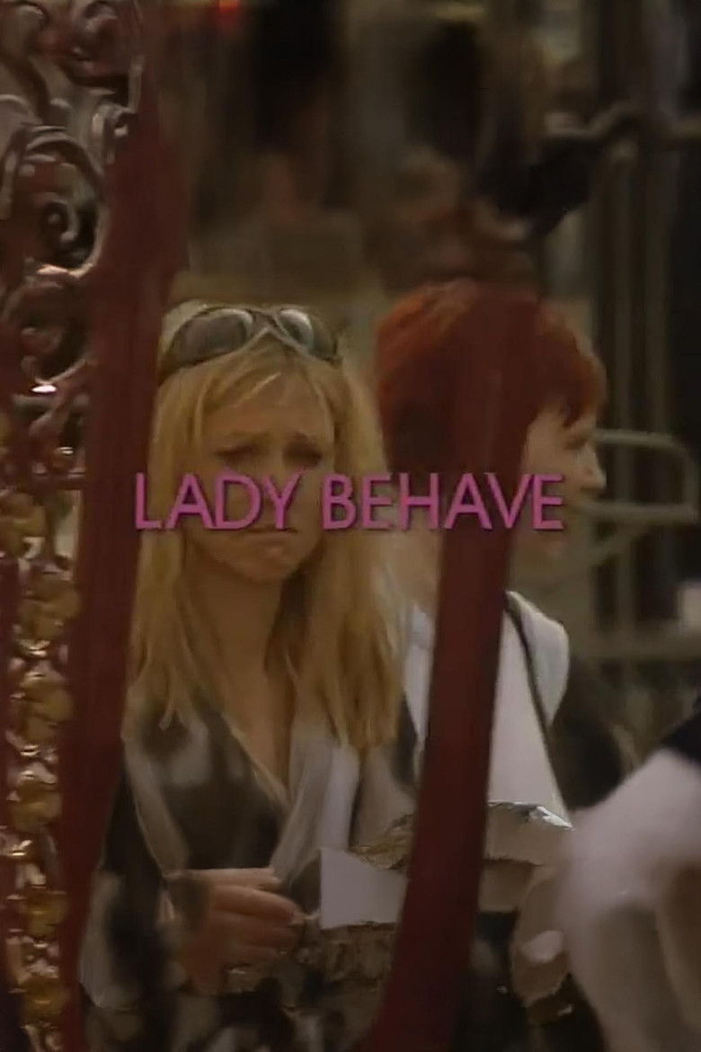 Lady Behave poster background