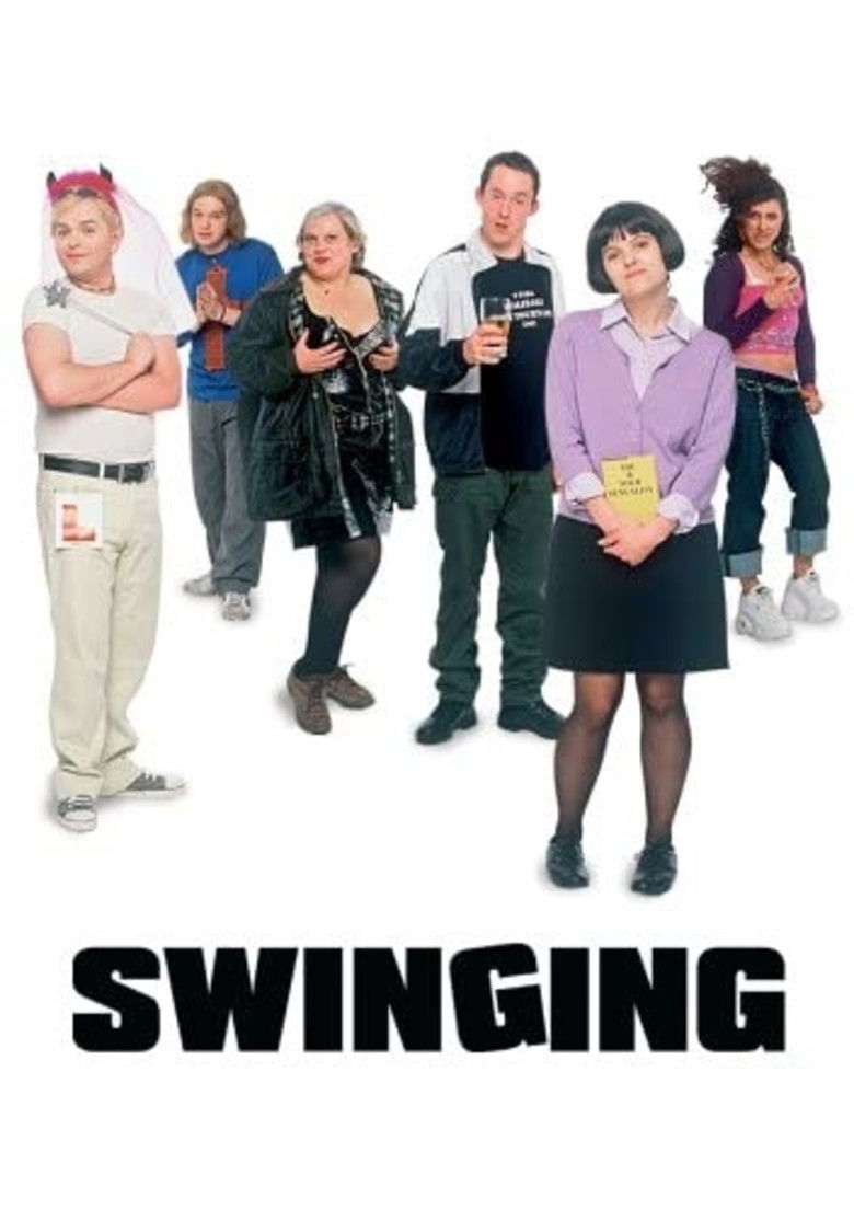 Swinging poster background