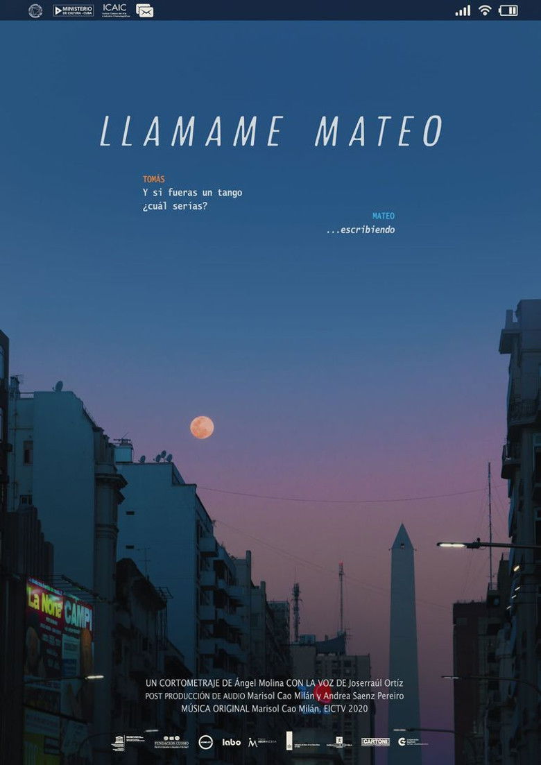 Llamame Mateo poster background