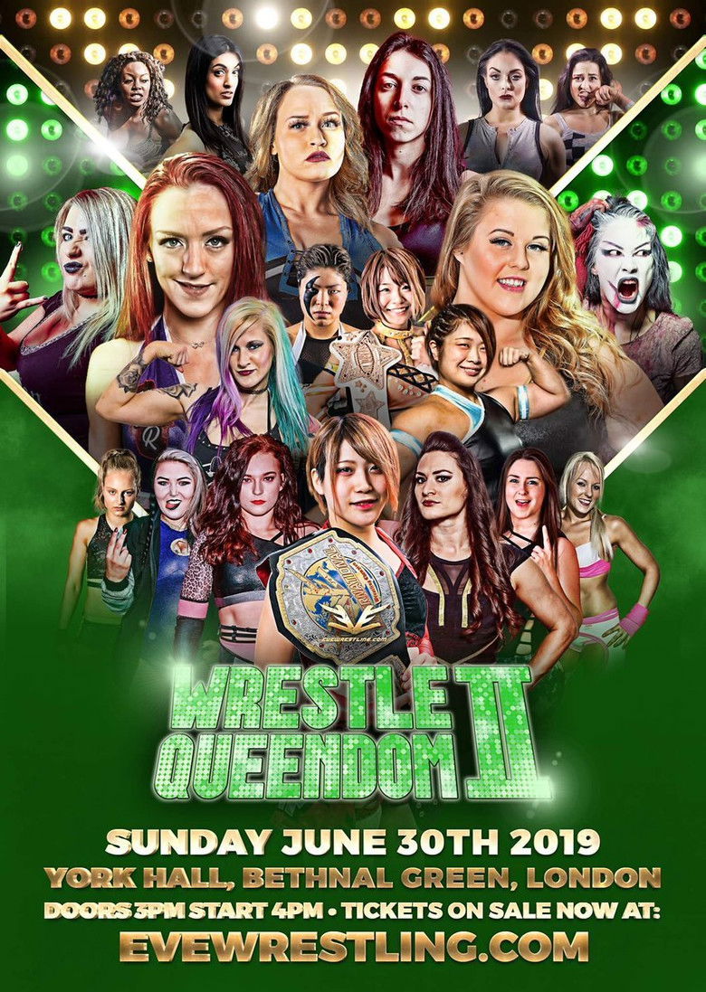 EVE Wrestle Queendom II poster background