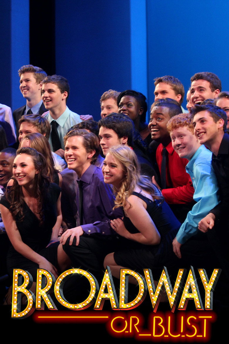 Broadway or Bust poster background
