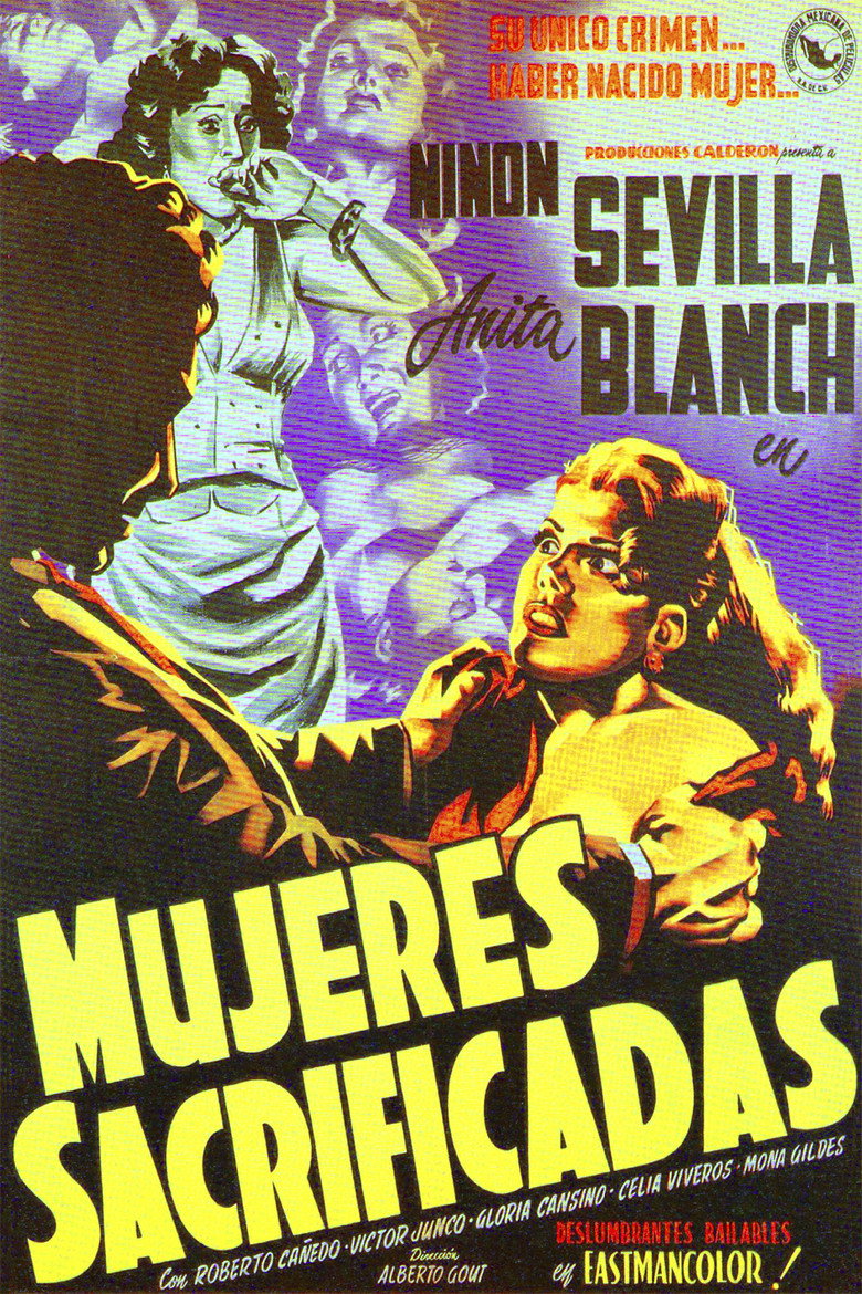 Mujeres sacrificadas poster background
