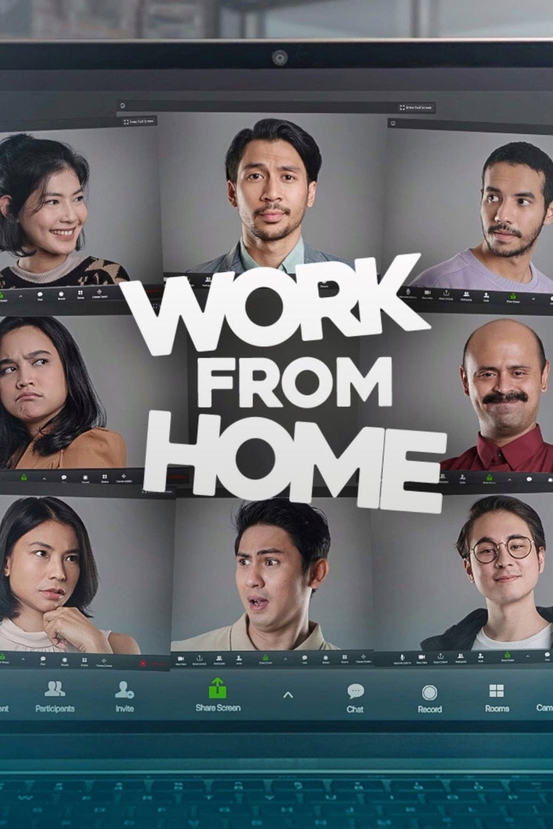Work From Home poster background
