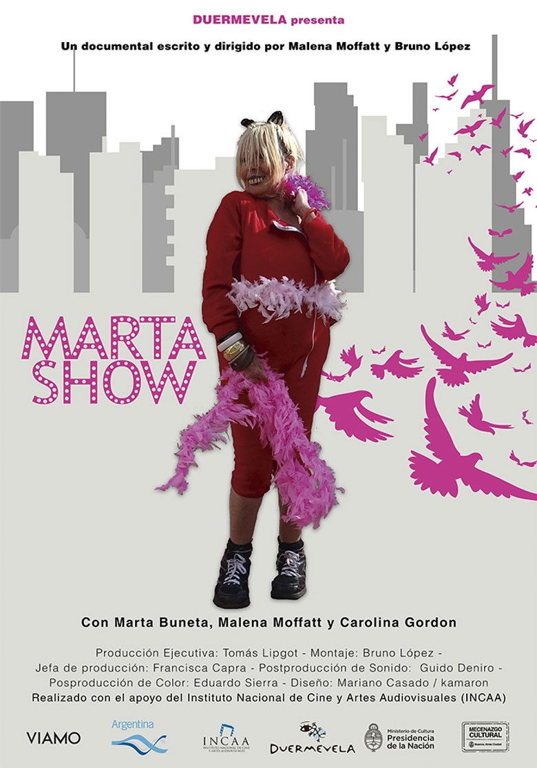Marta Show poster background