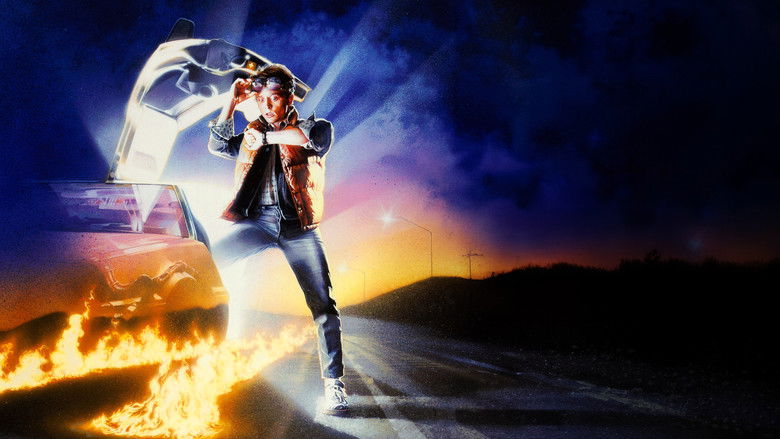 The glowing trails of a time machine