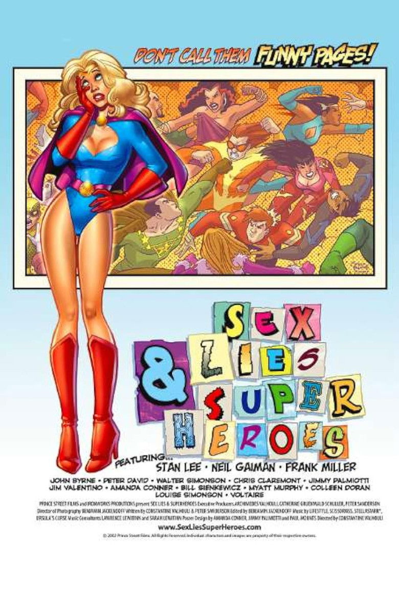 Sex, Lies & Superheroes poster background