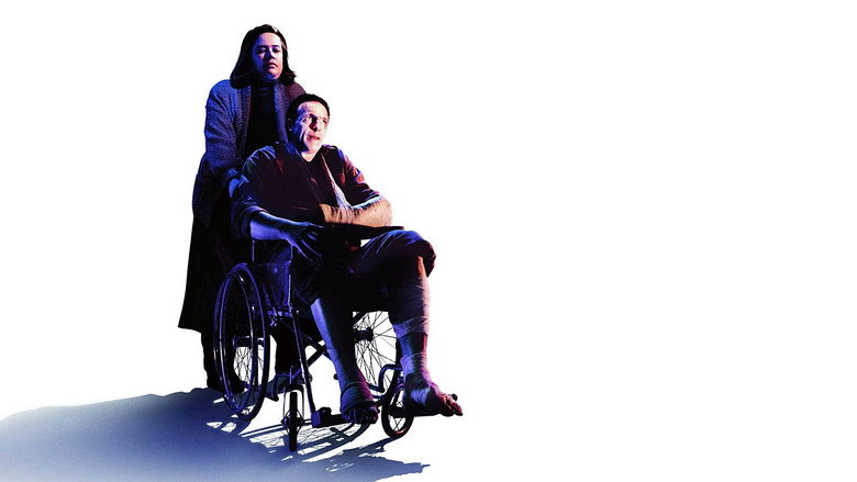 Paul Sheldon frantically trying to drag himself across the floor