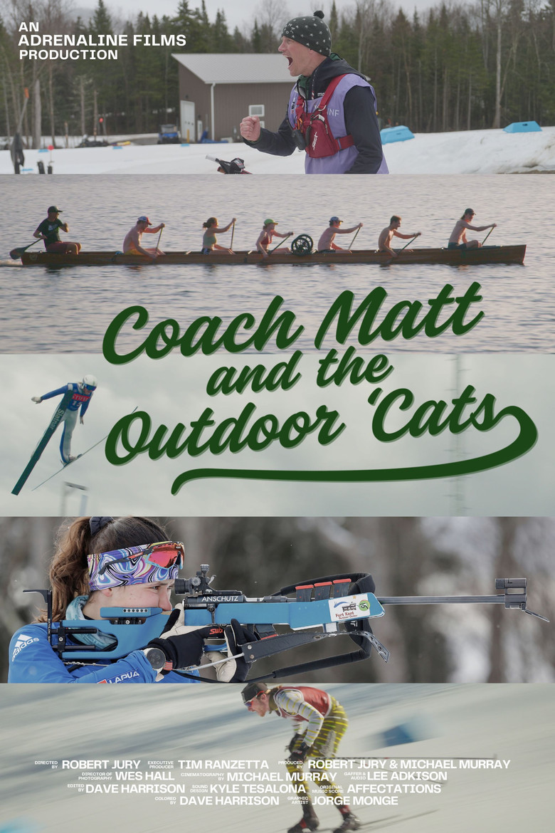 Coach Matt and the Outdoor 'Cats poster background