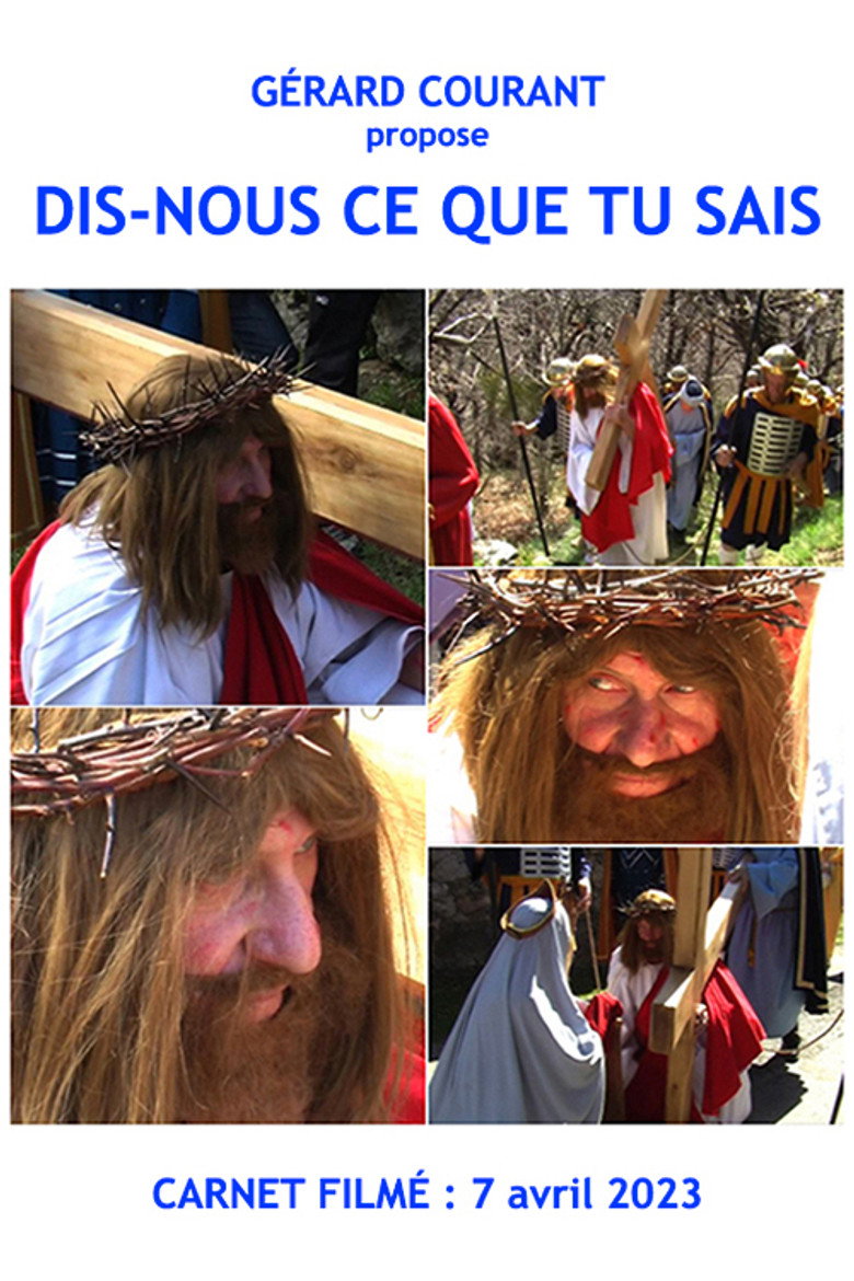 Dis-nous ce que tu sais poster background