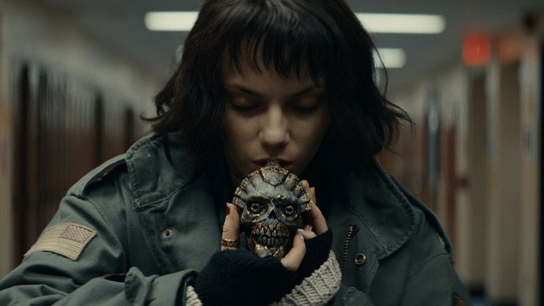 A dark and foreboding night market sequence