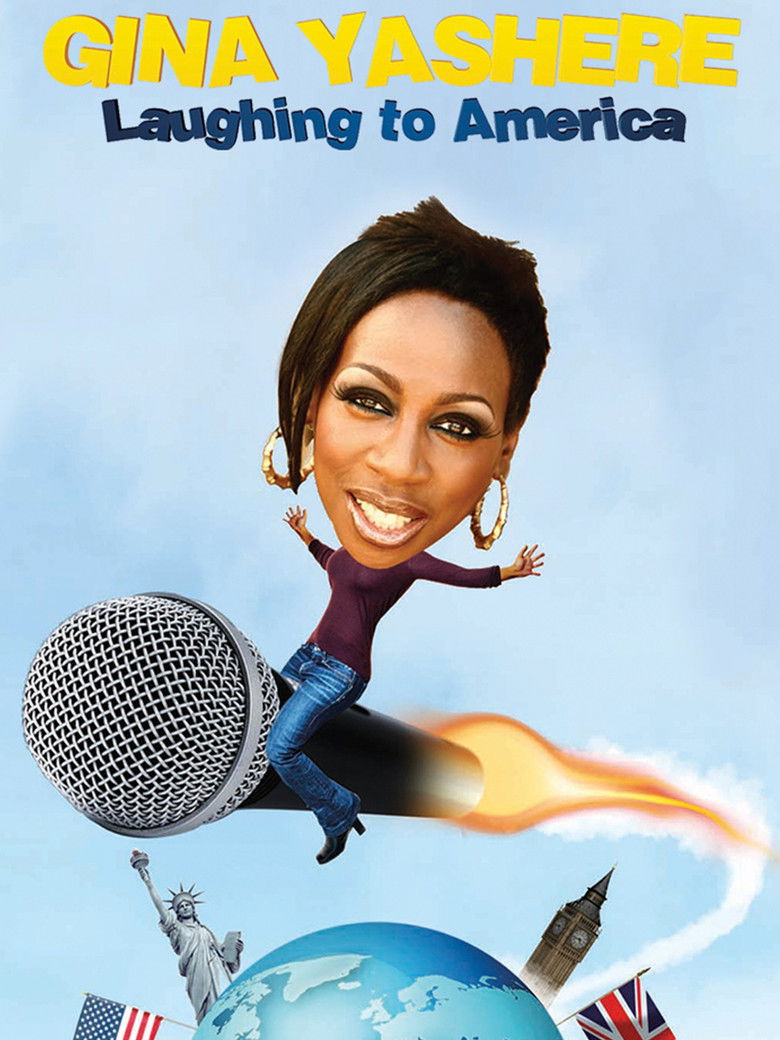 Gina Yashere: Laughing To America poster background