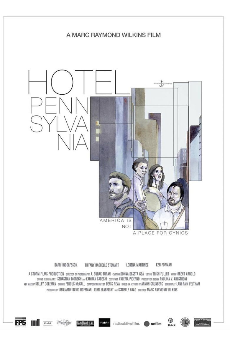 Hotel Pennsylvania poster background