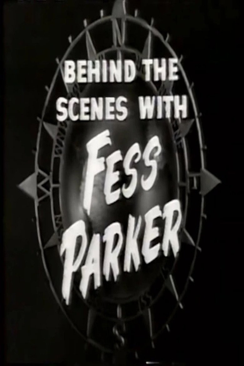 Behind the Scenes with Fess Parker poster background