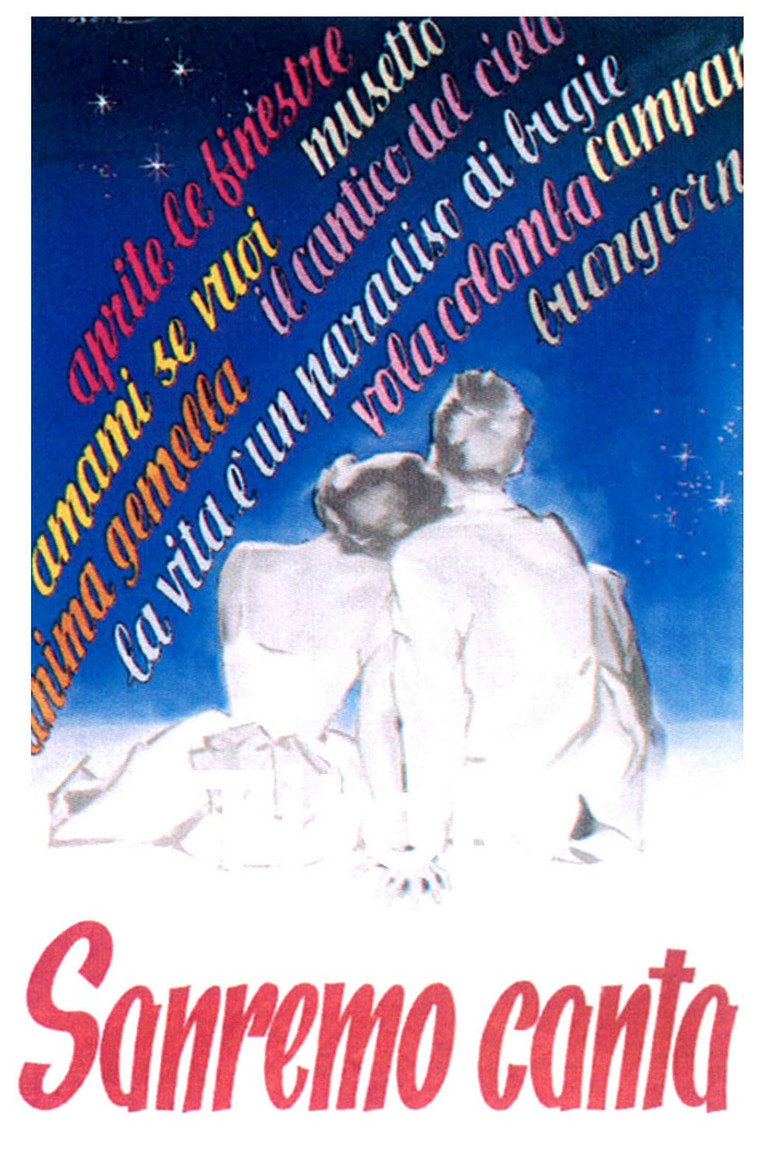Sanremo canta poster background