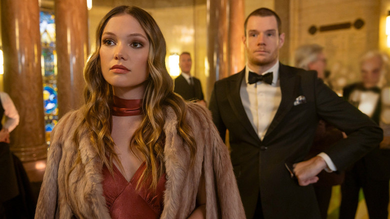 Sophia and Nick casing the department store floor