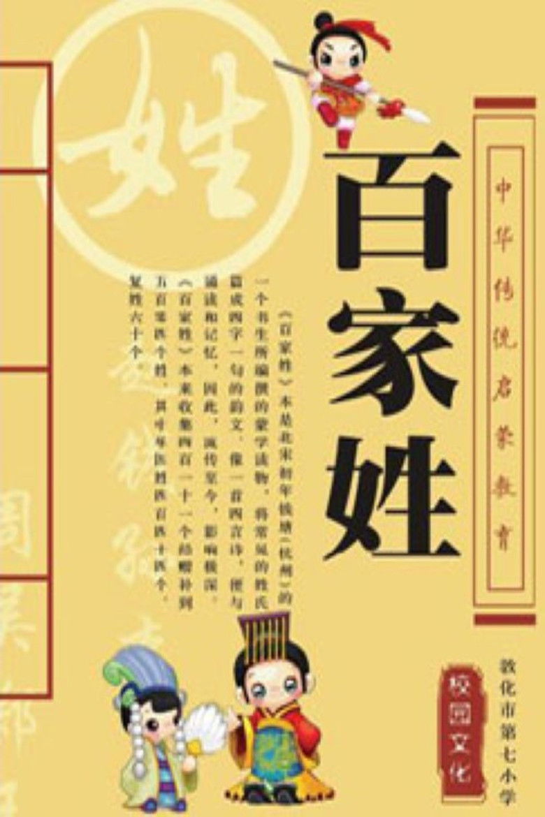 百家讲坛：百家姓 poster background