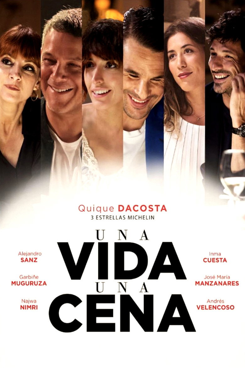 Una vida una cena poster background