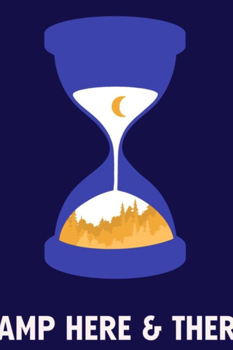 Camp Here & There poster background