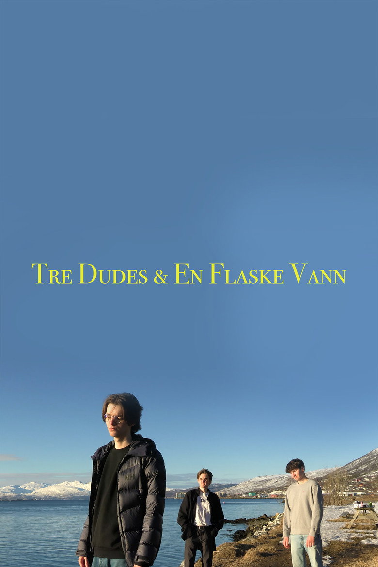 Tre Dudes & En Flaske Vann poster background