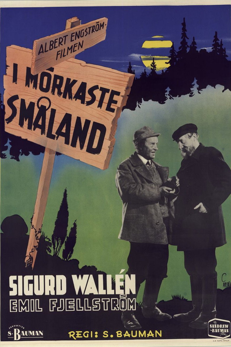 I mörkaste Småland poster background