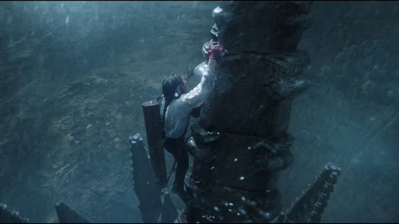 Victor Frankenstein holding a journal in his study