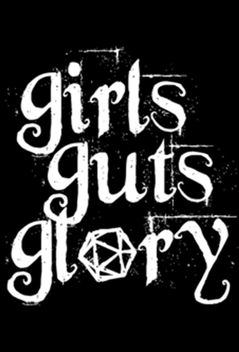Girls Guts Glory poster background