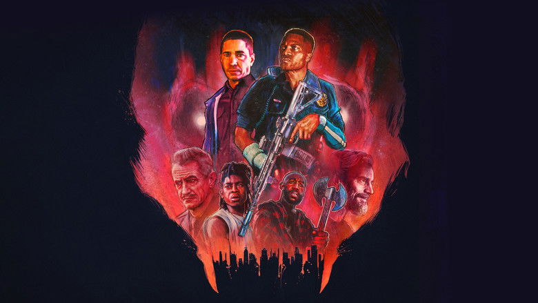 A tense standoff in the neon-lit streets of Los Angeles