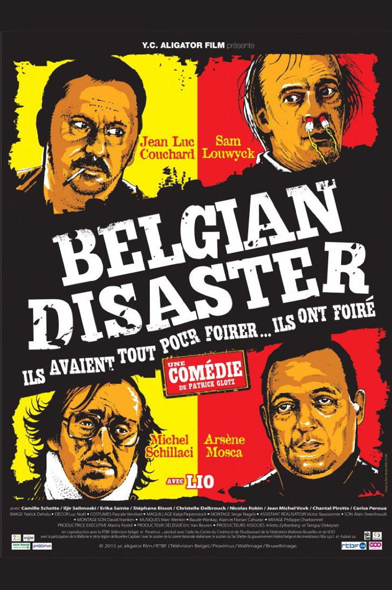 Belgian Disaster poster background