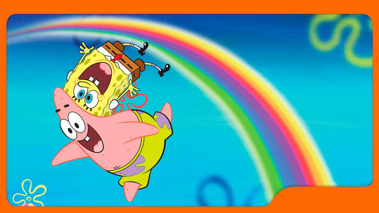 Squidward's misery next to SpongeBob's joy