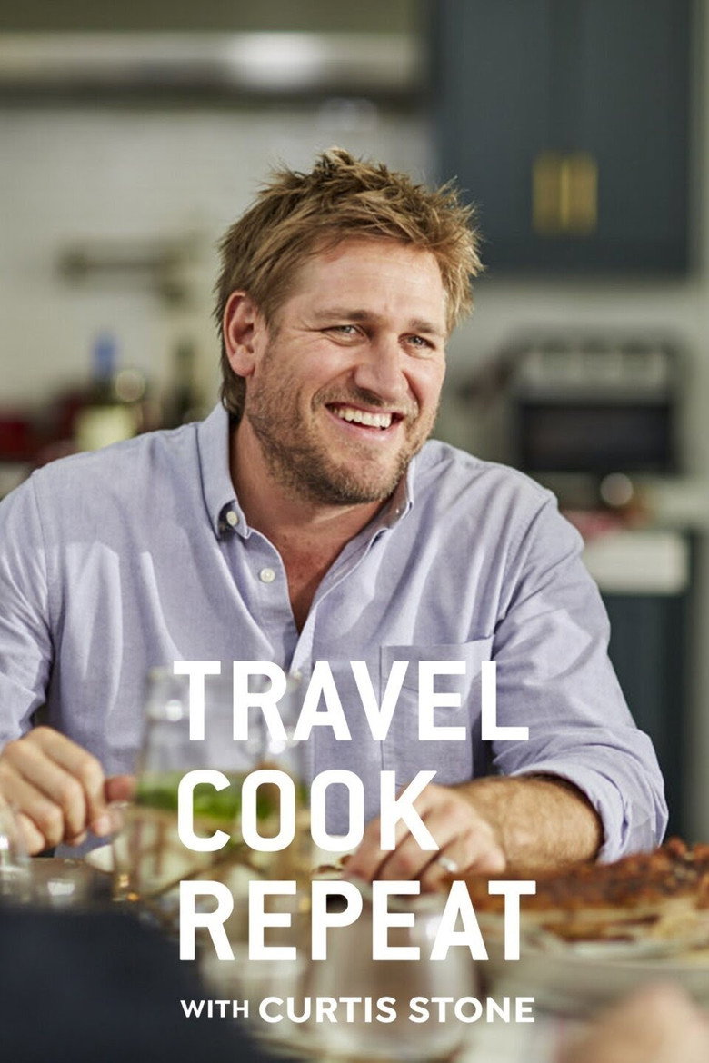 Travel, Cook, Repeat with Curtis Stone poster background