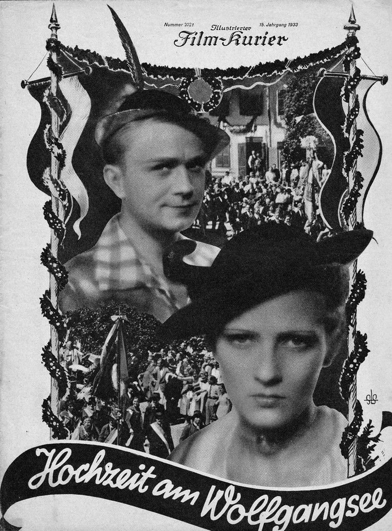 Wedding at Lake Wolfgang poster background